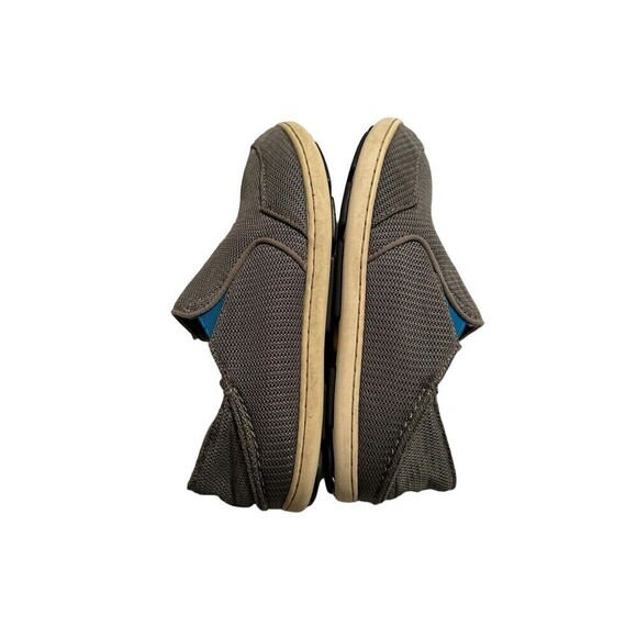 Olukai Boys Nohea Mesh Slip On Shoes Gray Flat Textile shoes loafers size J2 - Picture 3 of 7